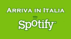 Arriva in Italia Spotify