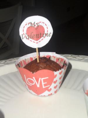 Cupcake di San Valentino cioccolato e arancia