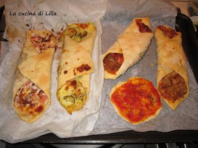 Pizza e pane: Fazzoletti di pizza ripieni