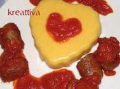 Cuore polenta salsiccia