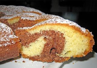 Ciambellone bianco e nero