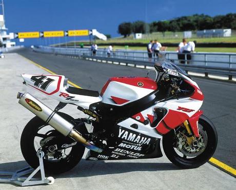 Noriyuki Haga, West YRT-Yamaha YZF-R7, 2000 US World Superbike round, Laguna Seca