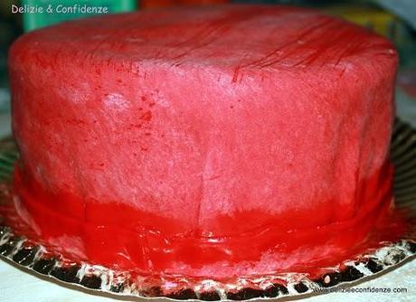 Torta con cuore morbido per San Valentino