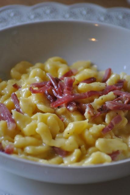 Spätzle home-made al Valcasotto