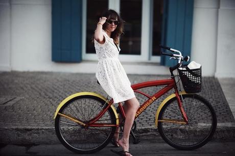 Girls on bikes