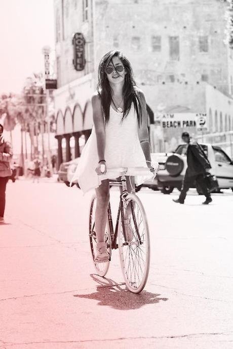 Girls on bikes