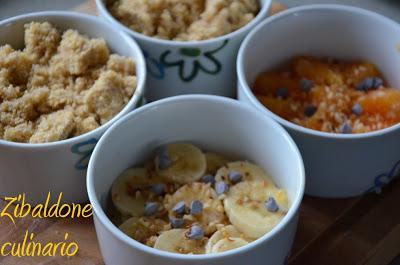 Rifatte senza glutine: Crumble di banane e ... di arance