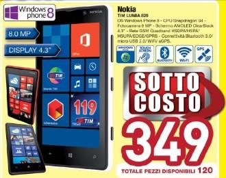 NOKIA LUMIA 820 IN OFFERTA SPECIALE A 349€!