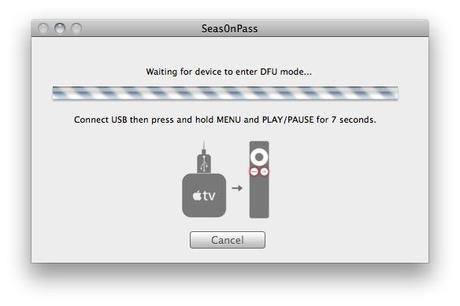 Seas0nPass 04 How to jailbreak Apple TV 2 5.2 (iOS 6.1) using Seas0nPass (untethered; Mac & Windows)