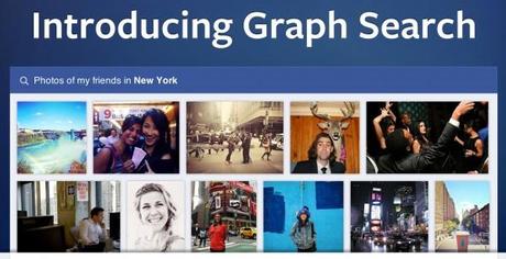 Graph search logo facebook motore