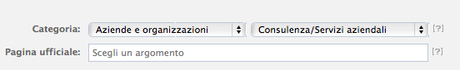 modifica pagina></div>>informazione di base, ecco dove potete cambiare la categoria della vostra pagina.