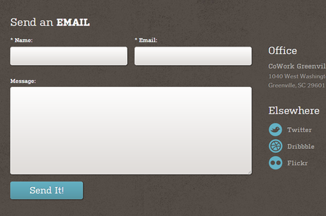 Email Contact Form Inspiration