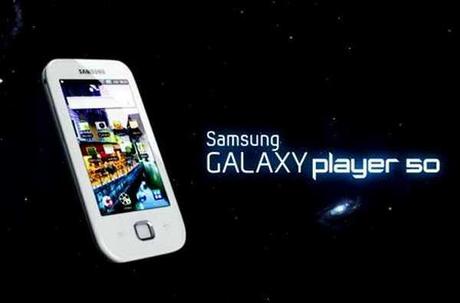 Samsung Galaxy Player 50 YP-G50CW Android Manuale e Istruzioni