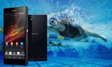 Sony Xperia Z immerso a girare un video sott’acqua