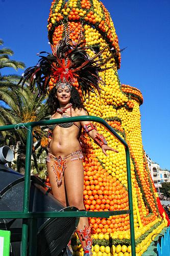 Fantasia e creatività:la Festa del limone, a Mentone