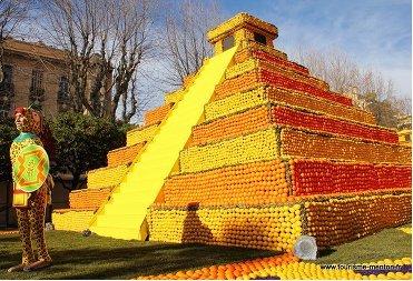 Fantasia e creatività:la Festa del limone, a Mentone