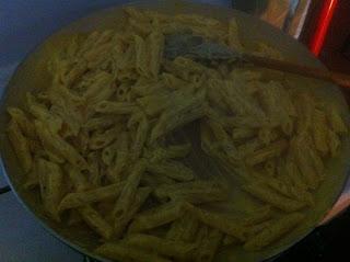 Penne allo zafferano