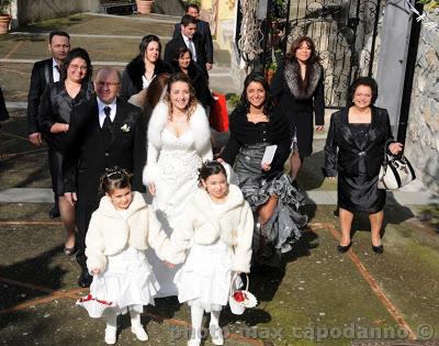 AnnaRita e Antonio oggi sposi a Montepertuso, Positano