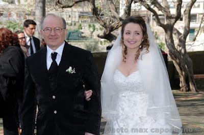 AnnaRita e Antonio oggi sposi a Montepertuso, Positano