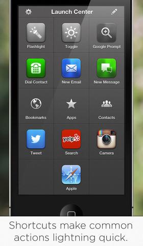 Launch Center Pro – crea i tuoi shortcuts personalizzati