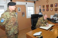 Kosovo/ Pristina. Il Contingente militare in Kosovo incontra il Capo di Stato Maggiore della Difesa