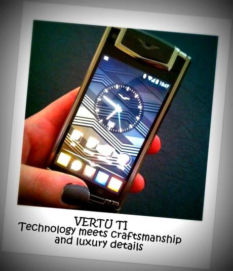 VERTU TI, the new luxury smartphone by Vertu