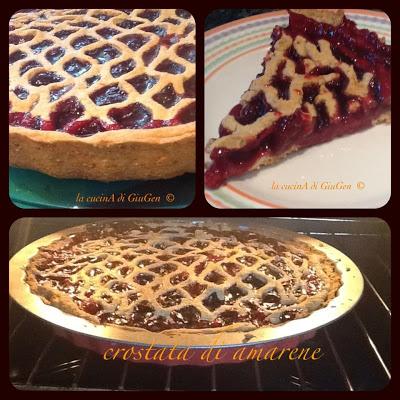 Crostata integrale di amarene