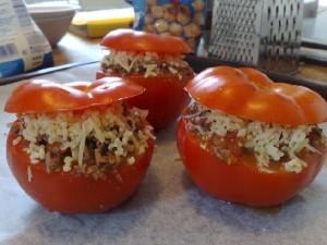 Pomodori ripieni al forno