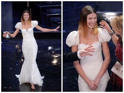 Bianca Balti hosted in Dolce & Gabbana a Sanremo 2013