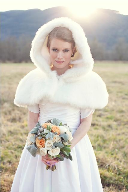 styled winter wedding