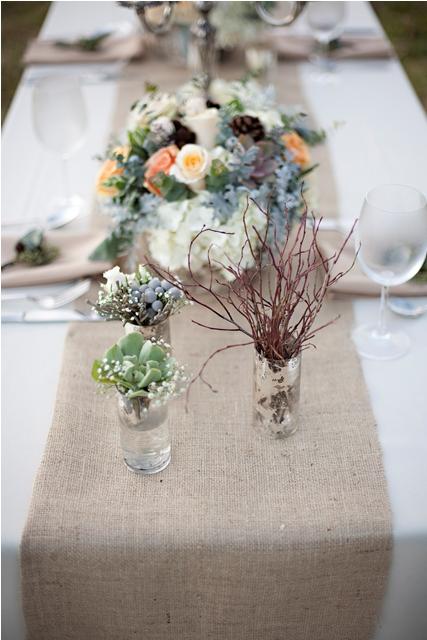 styled winter wedding