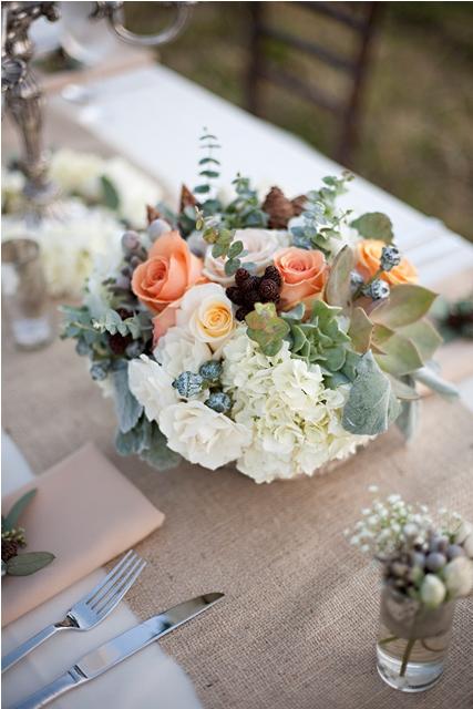 styled winter wedding