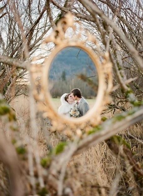 styled winter wedding