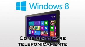 Windows 8 - Come riattivare telefonicamente - Logo