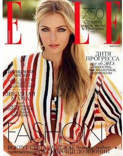 Valentina Zeliaeva in Dolce & Gabbana su Elle Russia