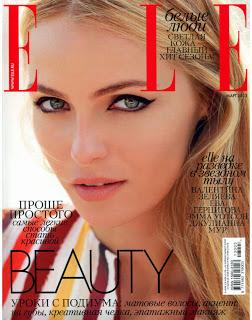 Valentina Zeliaeva in Dolce & Gabbana su Elle Russia