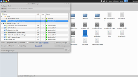 Come installare l'SDK di Android completo di Platform-Tools su Linux Xubuntu