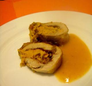 Rotolo di faraona e zucca