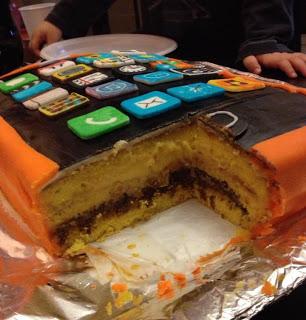 Iphone Cake per il compleanno di chicco!