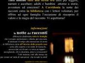 notte racconti: partecipiamo dentro fuori biblioteca!