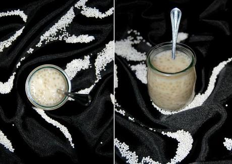 Coconut tapioca pudding