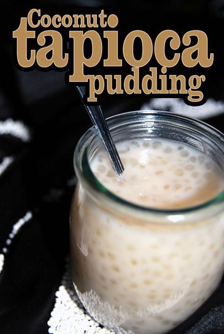 Coconut tapioca pudding