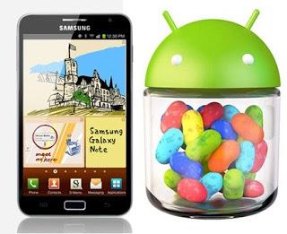 Samsung Galaxy Note: tutti i dettagli su Android 4.1.2 Jelly Bean