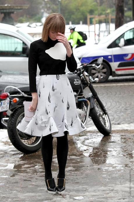 In the Street...Vika...Rain on a rainy day, Paris