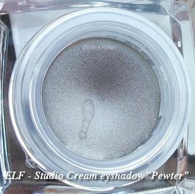 ELF – Studio cream eyeshadow in Pewter