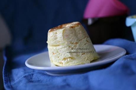 Mini cheesecake ultra-light all'arancia