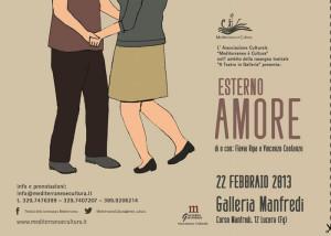 FOGGIA – “ESTERNO AMORE” spettacolo teatrale accompagnato dalle opere di Giuseppe Petrilli