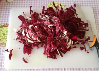 Crespelle radicchio e gorgonzola