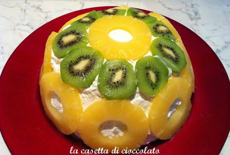 Zuccotto cuor d' ananas