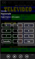 IL TELEVIDEO RAI SU WINDOWS PHONE